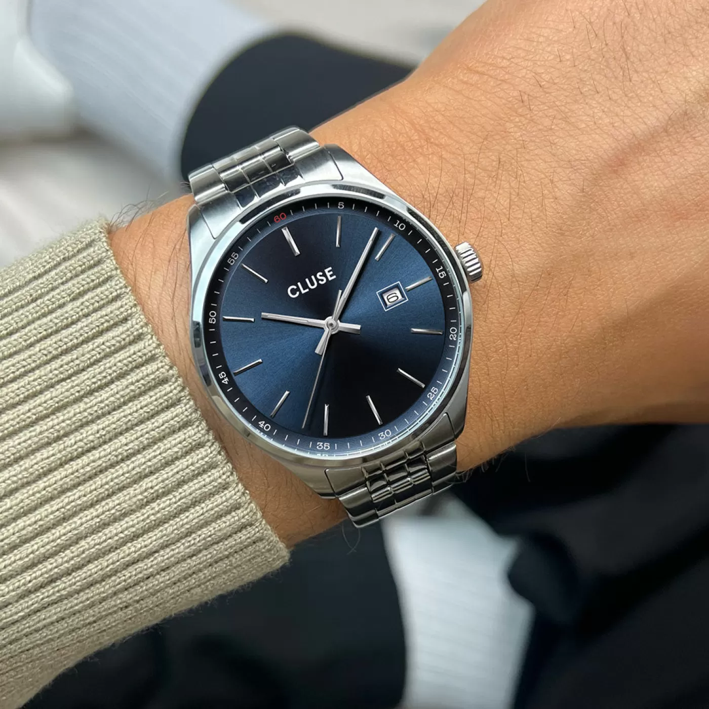 Anthéor Watch Steel Blue, Silver Colour>CLUSE Fashion