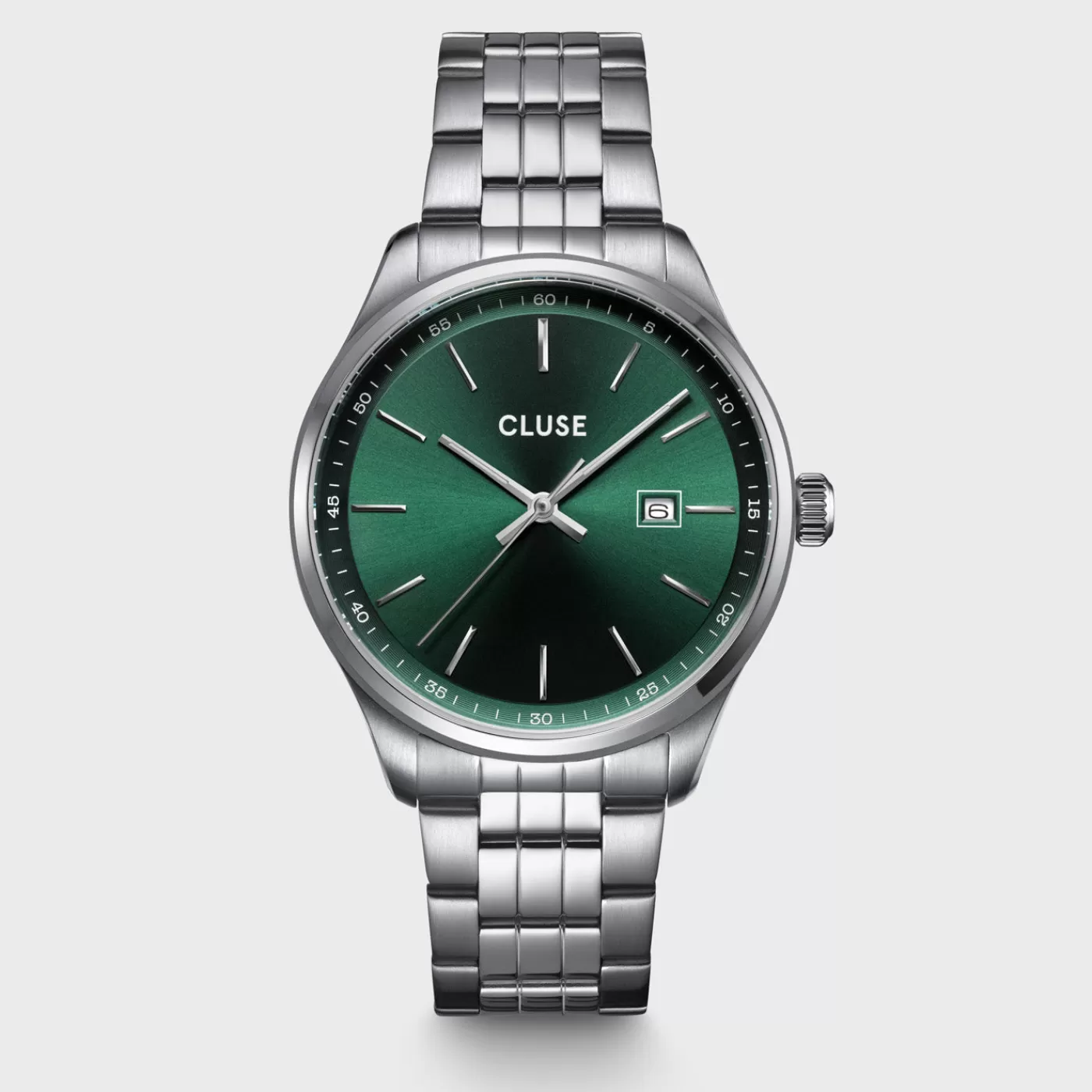 Anthéor Watch Steel Green, Silver Colour>CLUSE Cheap