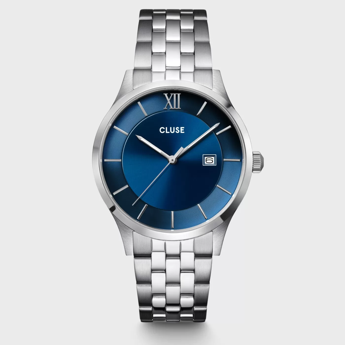 Aravis 3-Hand Watch, Blue, Silver Colour>CLUSE Best