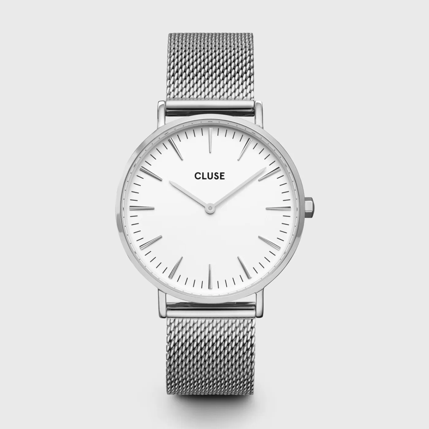 Boho Chic Mesh White, Silver Colour>CLUSE Clearance
