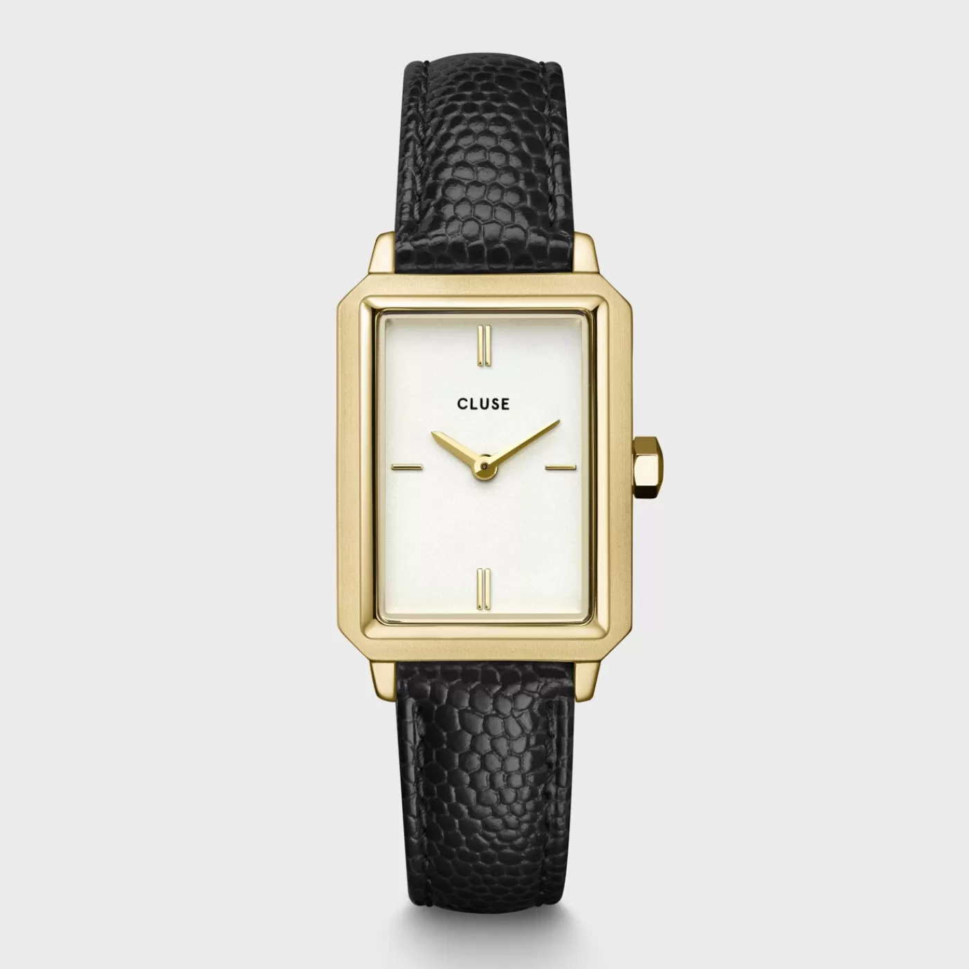 Fluette Leather Black Lizard, Gold Colour>CLUSE Sale