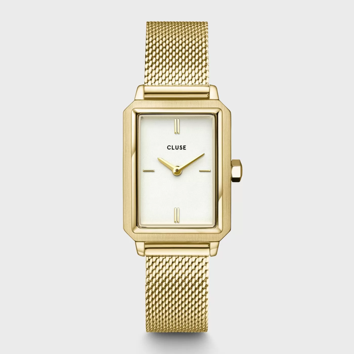 Fluette Watch Mesh White, Gold Colour>CLUSE Cheap