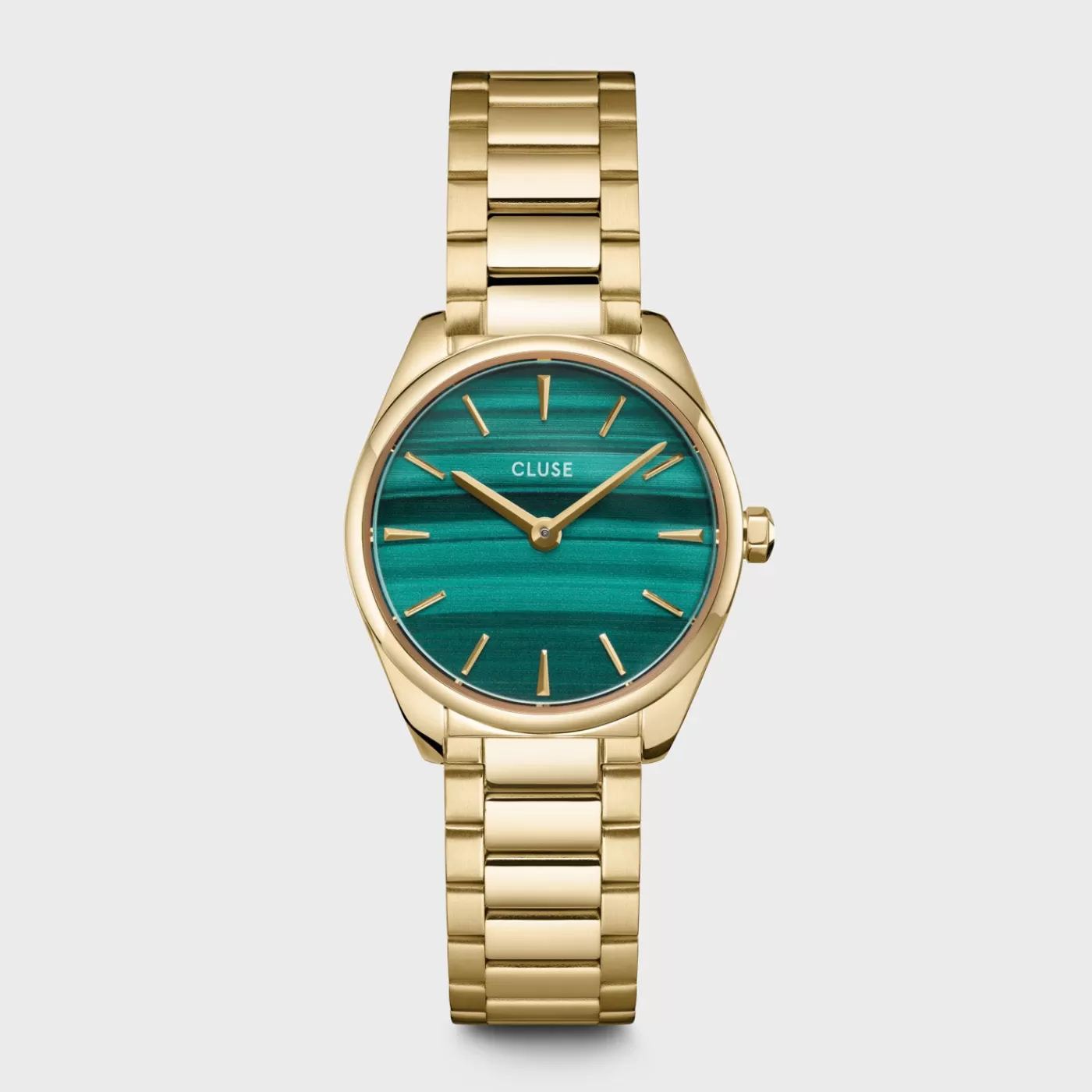Féroce Mini Steel, Green, Gold Colour>CLUSE Outlet