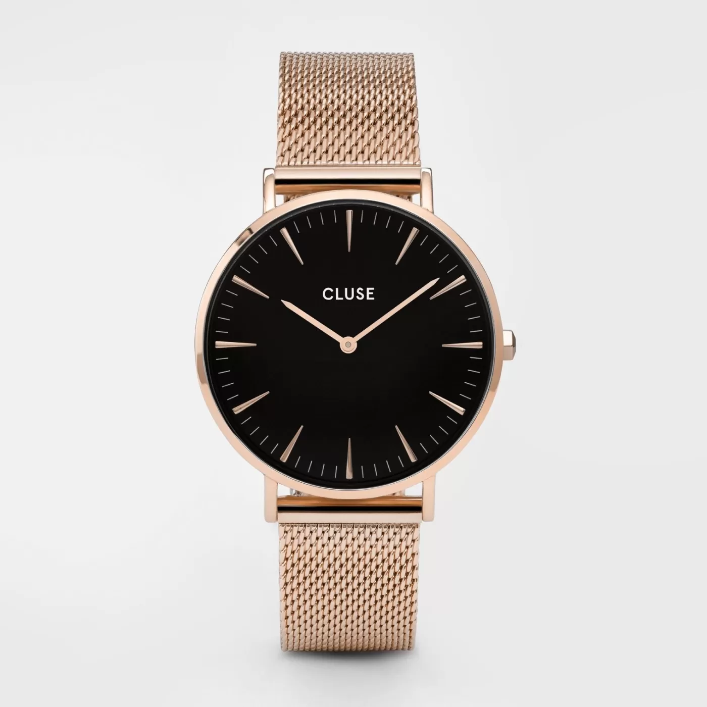 Gift Box Boho Chic Mesh Watch and Strap Rose Gold Colour>CLUSE Fashion