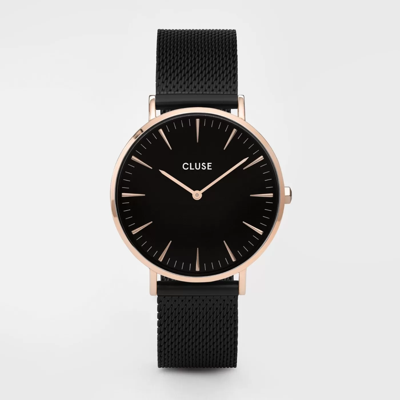 Gift Box Boho Chic Mesh Watch and Strap Rose Gold Colour>CLUSE Fashion
