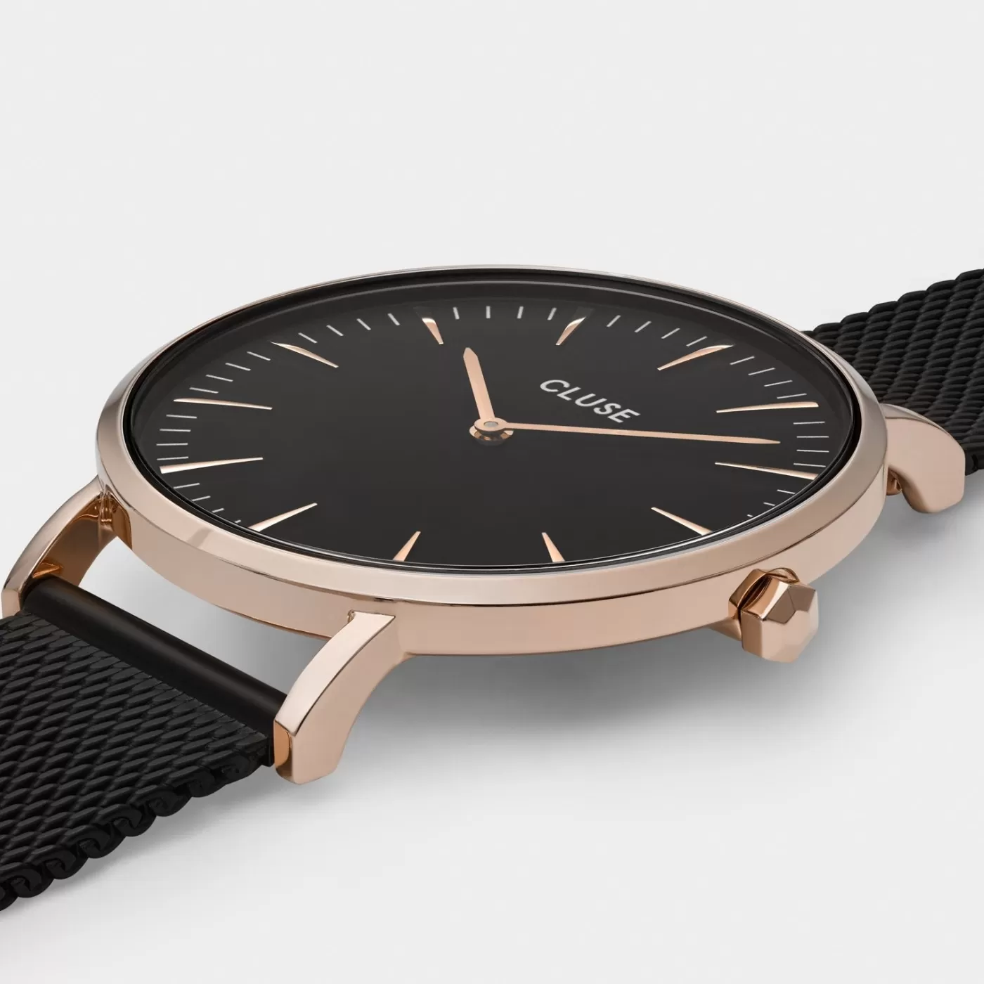 Gift Box Boho Chic Mesh Watch and Strap Rose Gold Colour>CLUSE Fashion