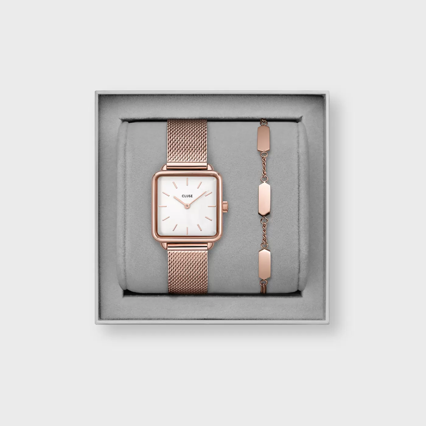 Gift Box La Tétragone Watch Hexagon Bracelet Rose Gold Colour>CLUSE Best
