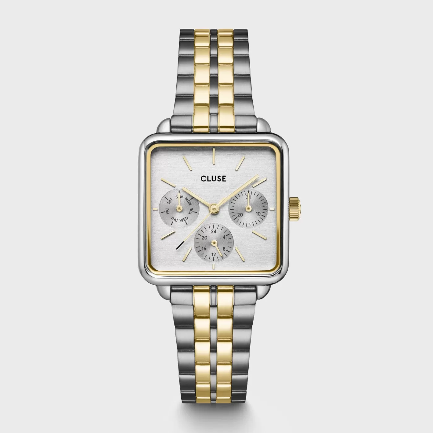 La Tétragone Multifunction Watch Steel, Bicolour>CLUSE Hot
