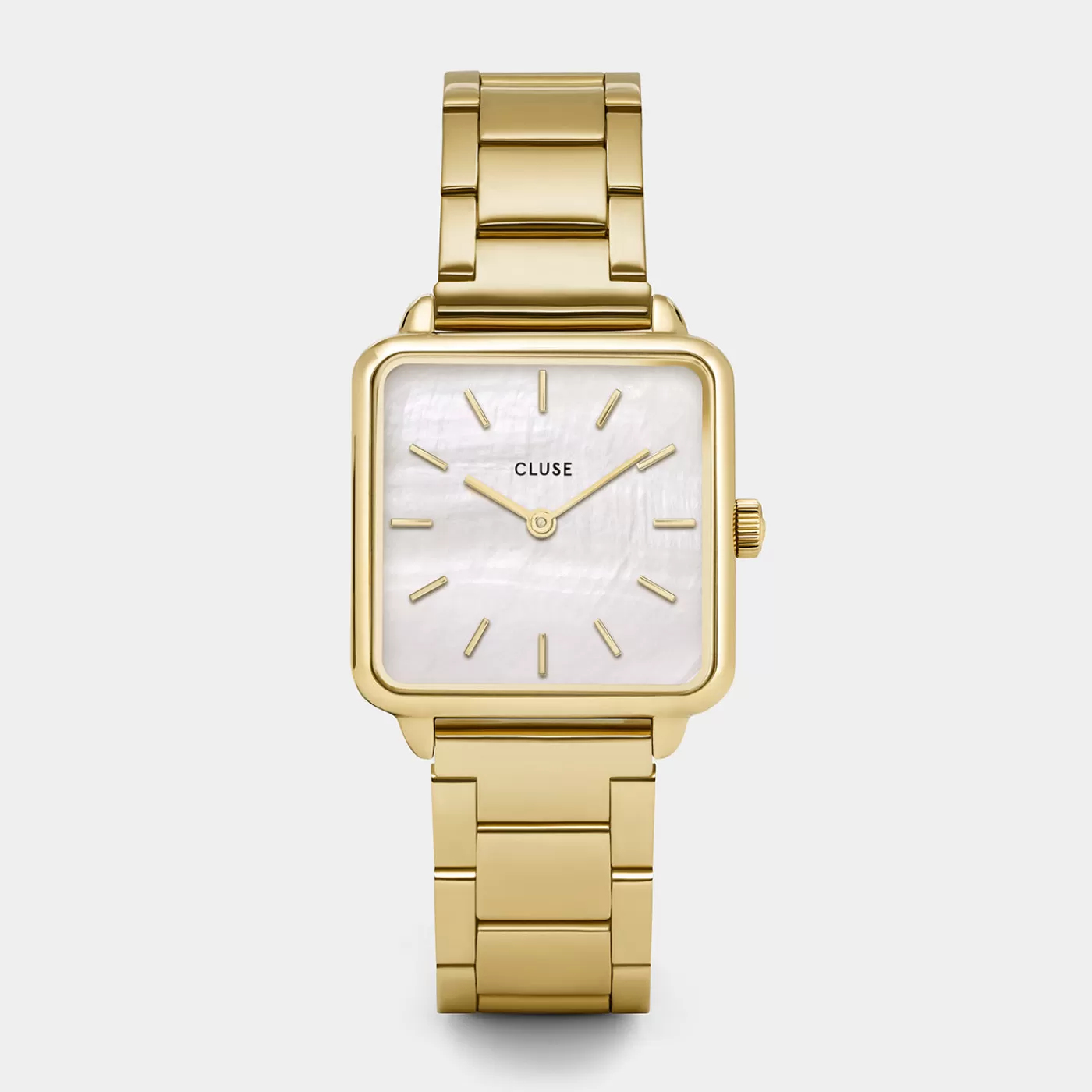La Tétragone Steel White Pearl, Gold Colour>CLUSE Fashion