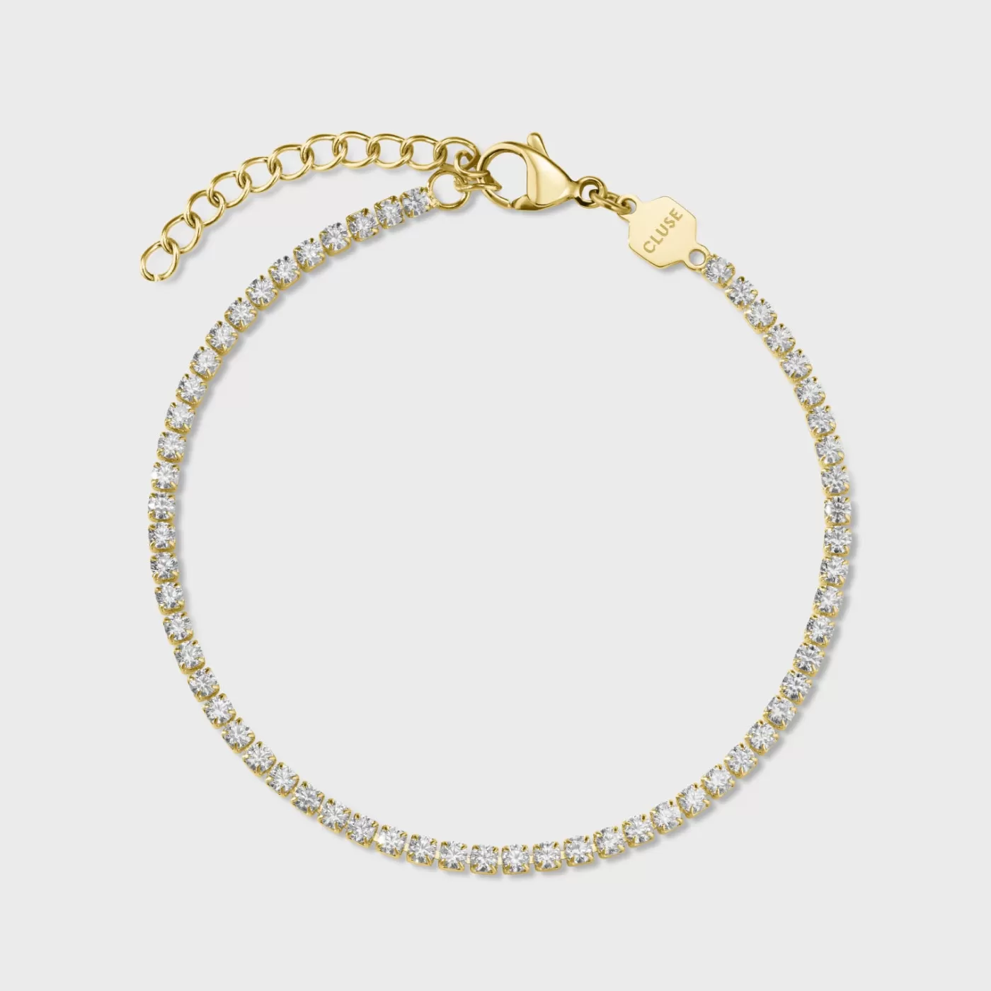 Élevé Tennis Bracelet, Gold Colour>CLUSE Fashion