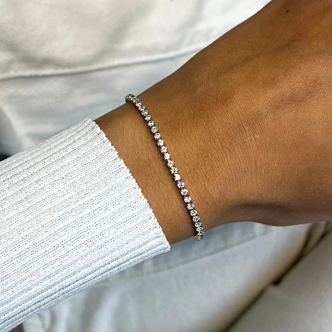 Élevé Tennis Bracelet, Gold Colour>CLUSE Fashion