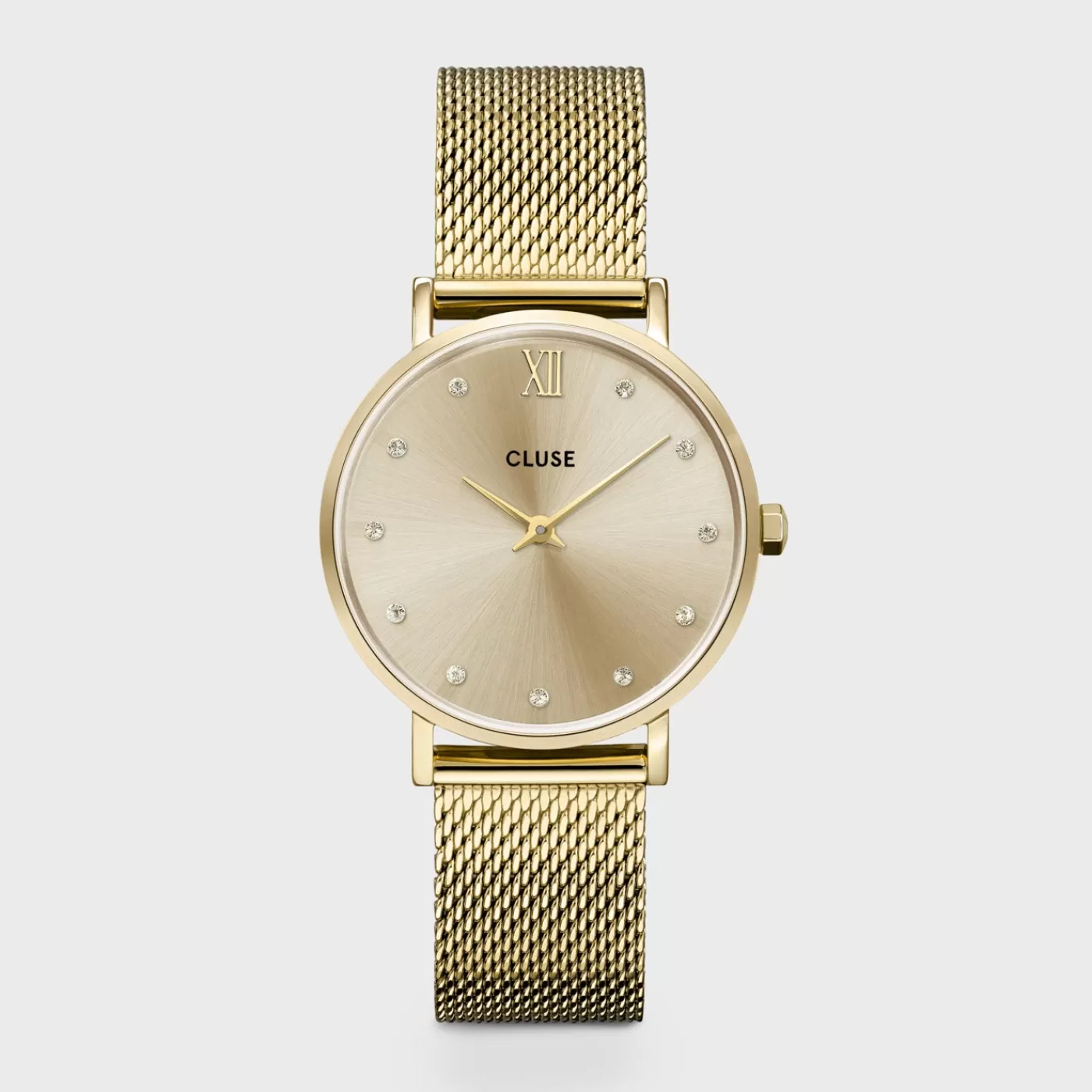 Minuit Mesh Crystals, Full Gold Colour>CLUSE Fashion