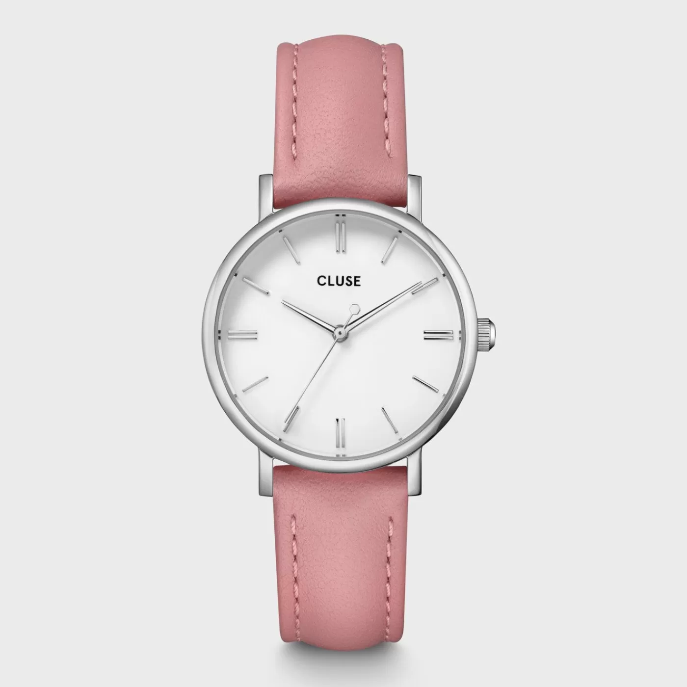 Pavane Petite Leather Pink, Silver Colour>CLUSE Best