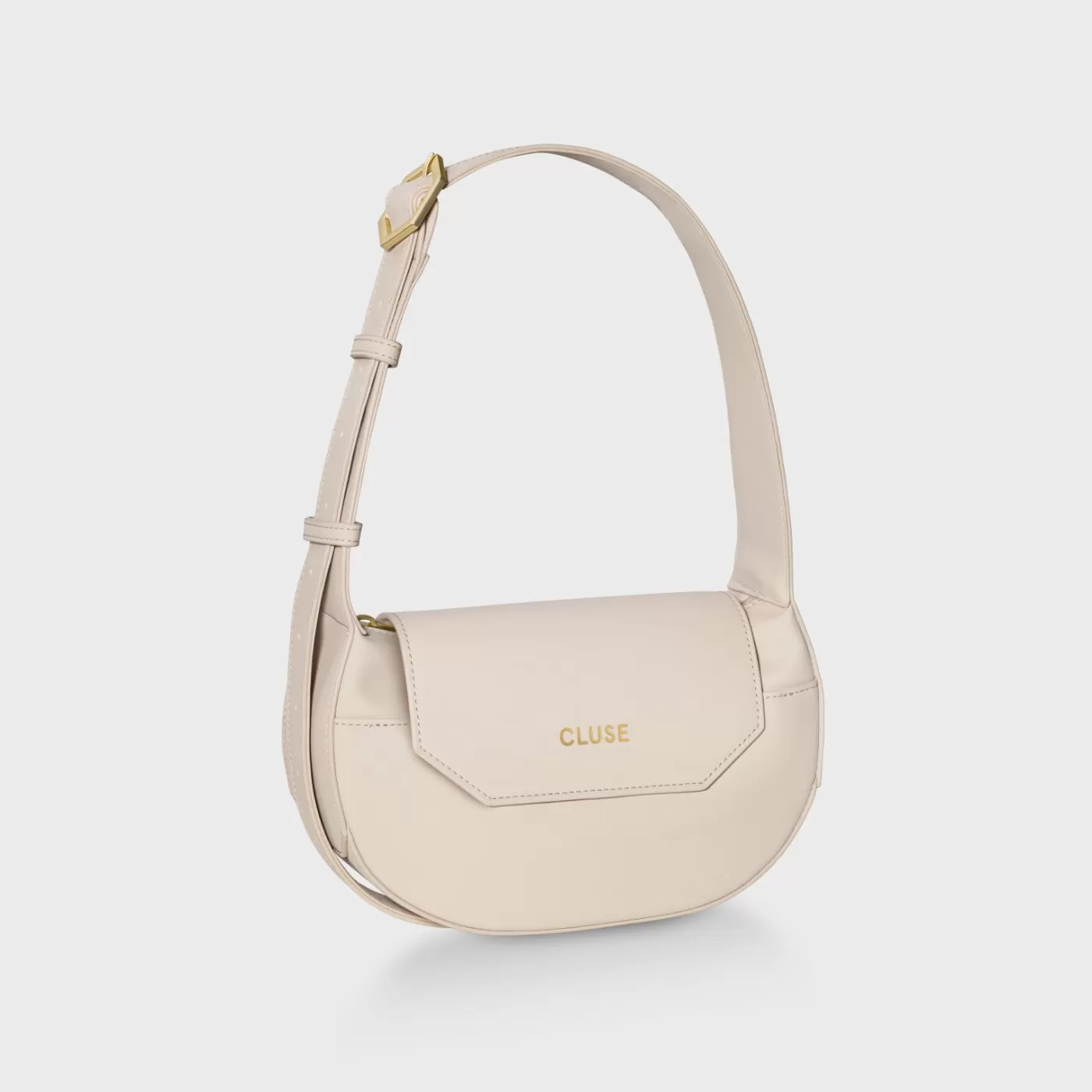 Sacroisé Petite Crossbody Bag, Beige, Gold Colour>CLUSE Fashion