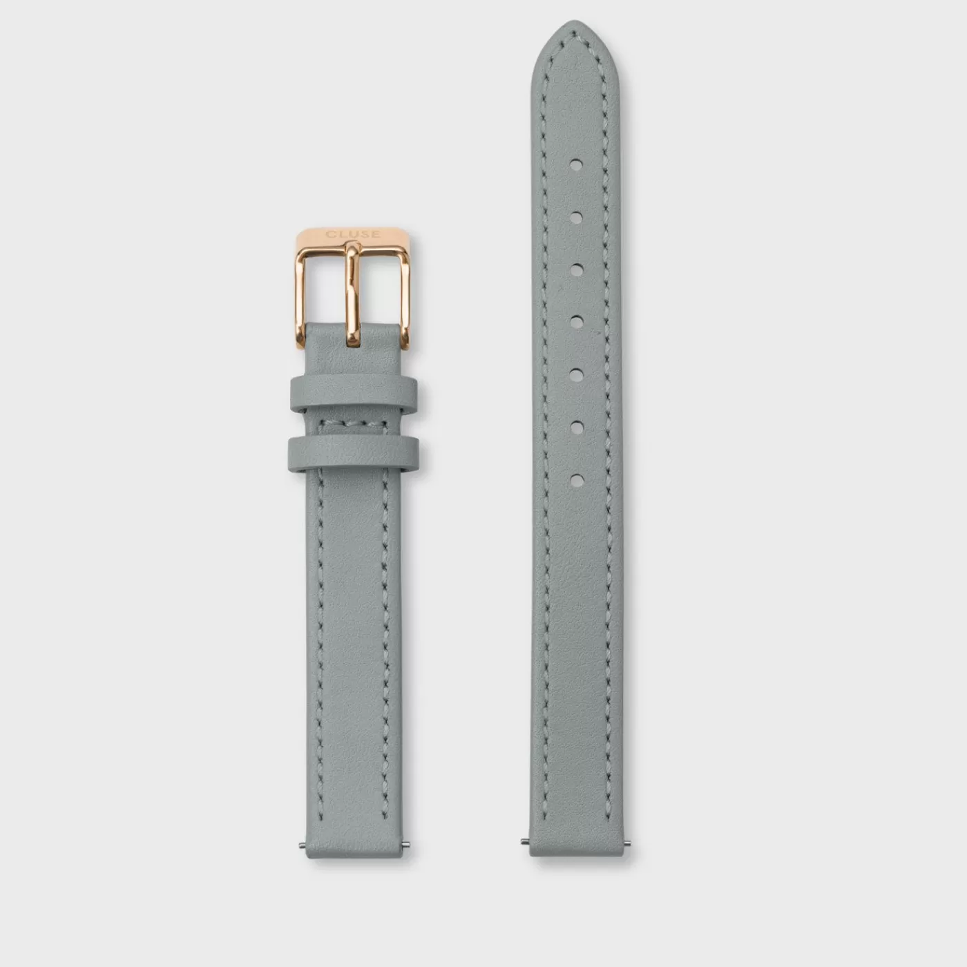 Strap 12 mm Leather Grey, Rose Gold Colour>CLUSE Best