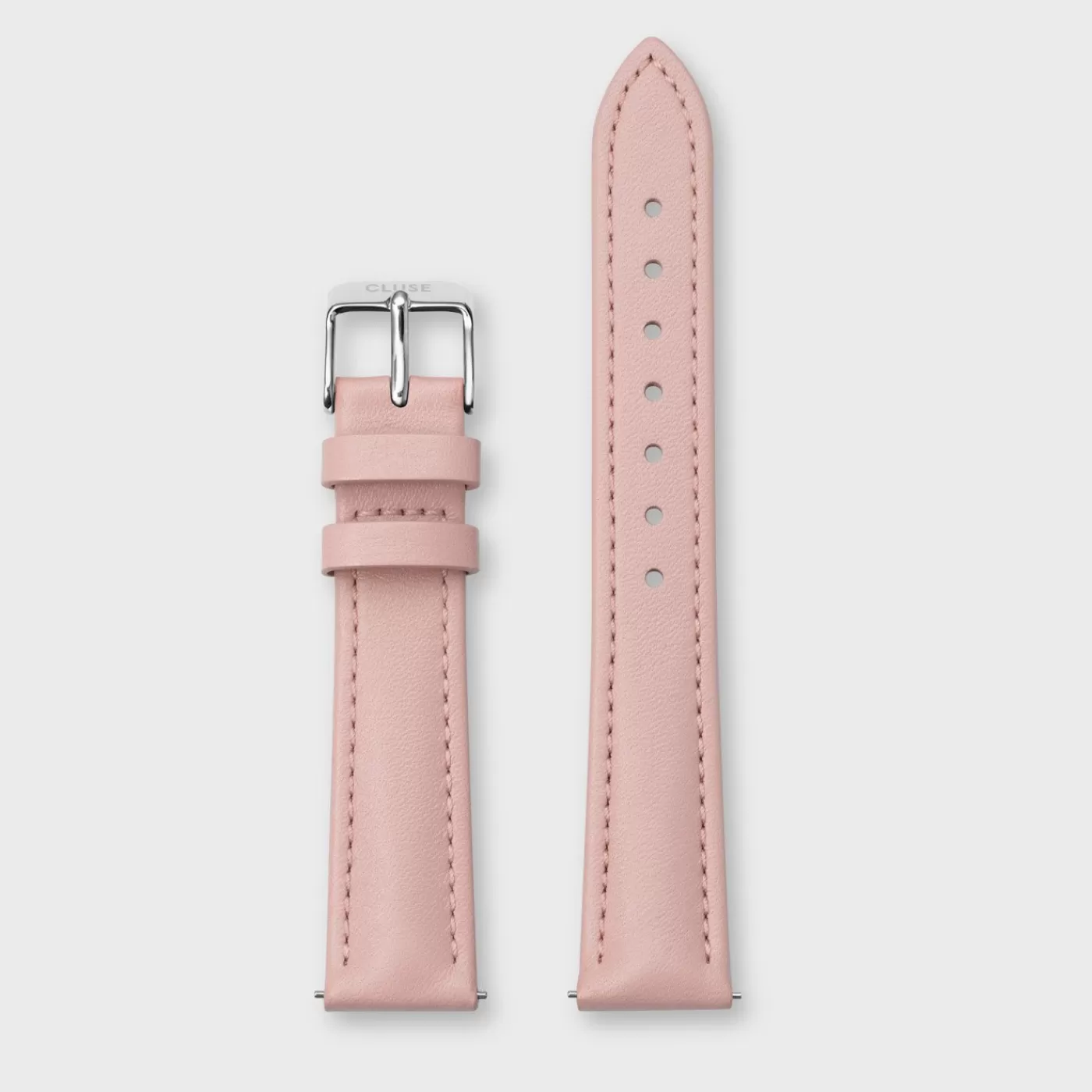 Strap 16 mm Leather Pink, Silver Colour>CLUSE Cheap