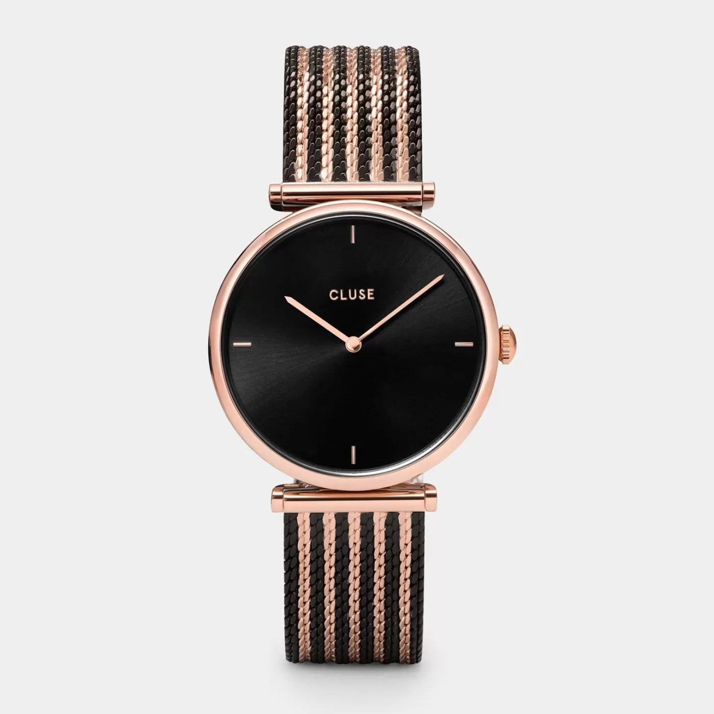 Triomphe Mesh Bicolour Rose Gold Black /Black>CLUSE Shop