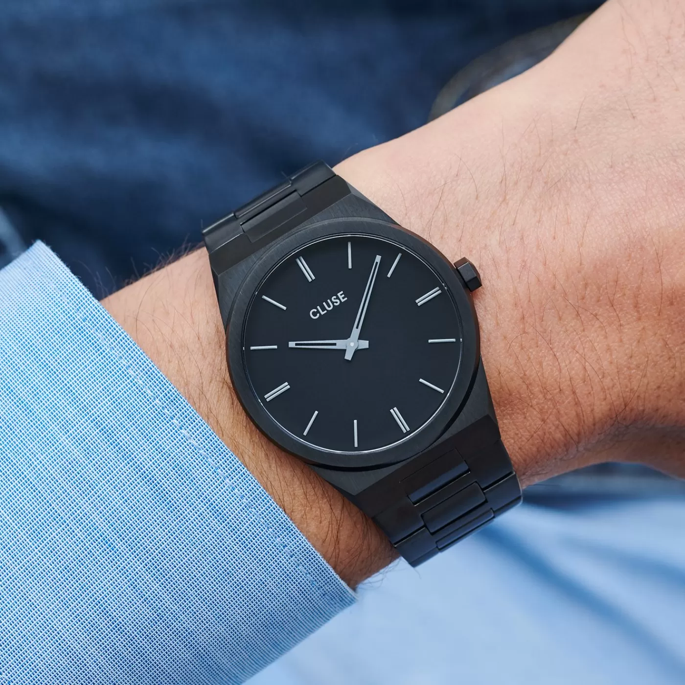 Vigoureux Steel Full Black>CLUSE Shop